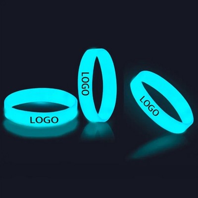 Glow in the Dark Silicone Wristband