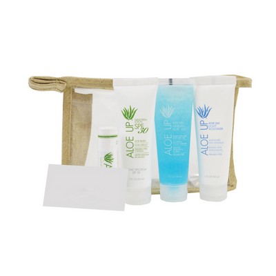 Aloe Up Small Hemp Bag w/White Collection Sunscreen