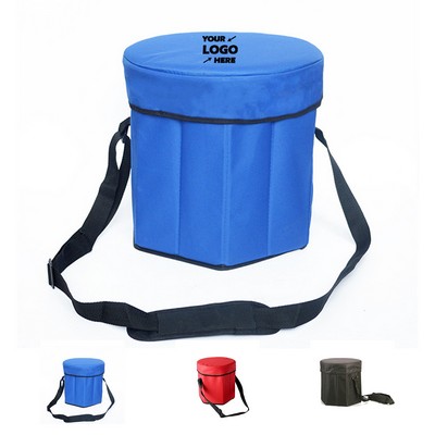 Folding Insulated Cooler and Seat