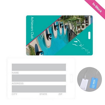 PVC Full Color Baggage Tag