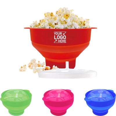 Collapsible Silicone Popcorn Bowl /Bucket