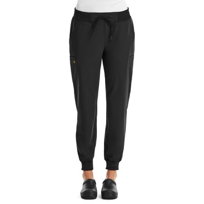 Maevn - Matrix Pro - Women's Mid Rise Convertible Drawcord Jogger Scrub Pants