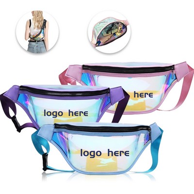 PVC Holographic Clear Fanny Pack