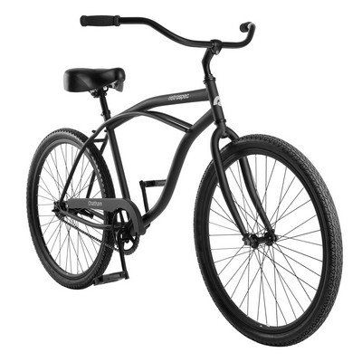 Retrospec Chatham-1 26" Beach Cruiser Matte Black Step Through Bike