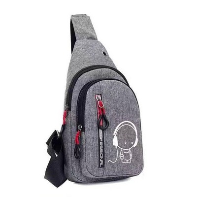 Budget Crossbody Sling Bag ( 6.7" X 12" X 3" )