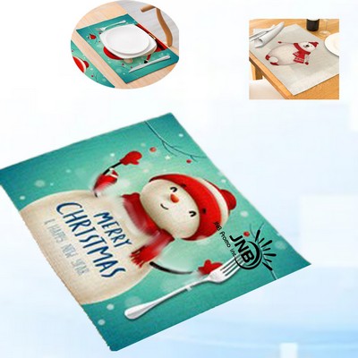 Christmas Decorations Table Mats for Festive Decor