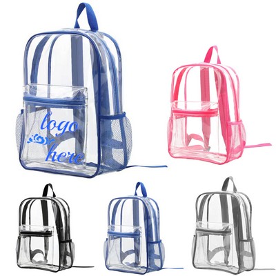 Multicolor Waterproof Clear Backpack