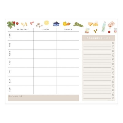 Everyday Essentials Meals & Grocery Planning Pad