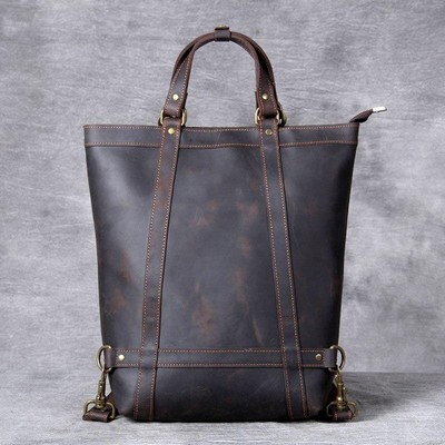 The Icarus Handmade Vintage Leather Backpack (14.9"x10.2"x3.9")