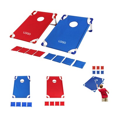 Portable Cornhole Board with Carrying Bag