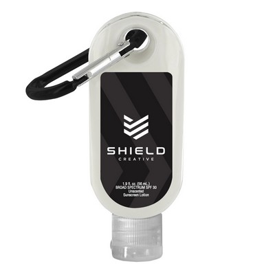 1.9 oz. SPF 30 Sunscreen with Carabiner Hook