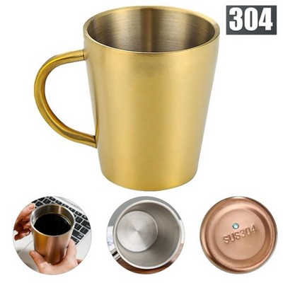 Stainless Steel Coffee Cup With Handle