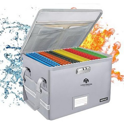 Fireproof Document Box Collapsible File Organizer