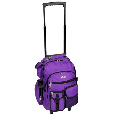 Everest Deluxe Wheeled Backpack Suitcase