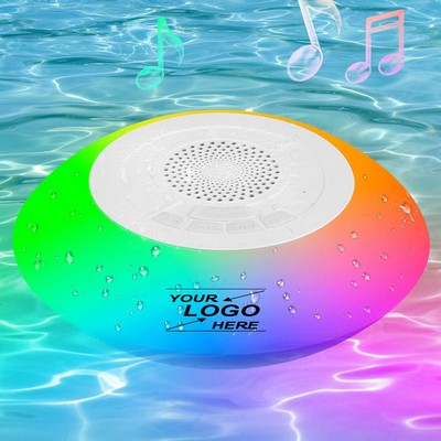 Waterproof Floating Pool Speaker with 8 Modes (IPX7)