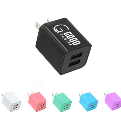 Mini Dual USB Charging Plug