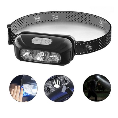 LED Headlamp for Outdoor Camping with Adjustable Headband