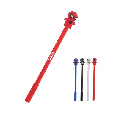 Silicone Spider Man Ballpoint Pen