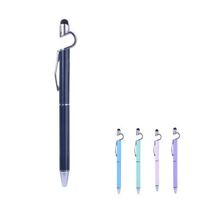 Mobile Phone Bracket Touch Screen Writing 3 In1 Promotional Gift Multi Functional Pen