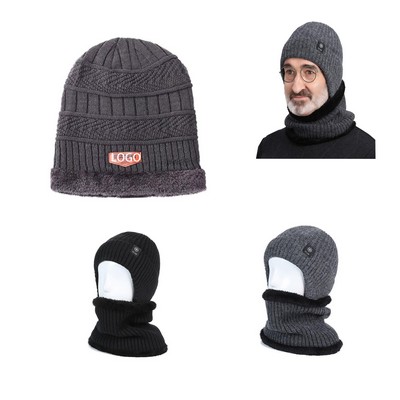 Winter Warm Cycling Hat And Neck Set