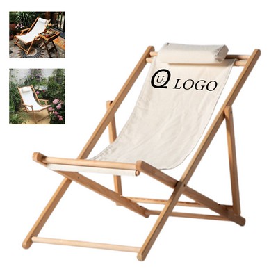 Adjustable Wood Sling Chair