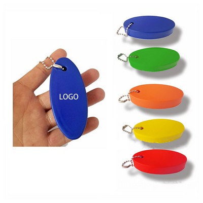 Oval Soft Floater Keychain