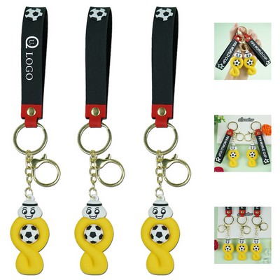 Qatar World Cup Mascots Keychain