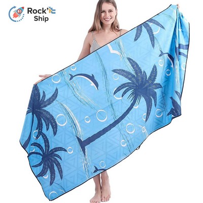 Rock'it 3-Day 30"x 60" Sublimated Microfiber Sand Proof Beach Towel