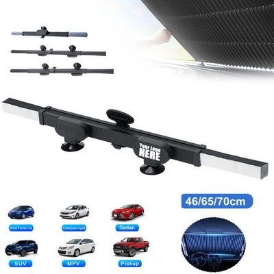 25.6'' Double Suction Retractable Car Sun Visor