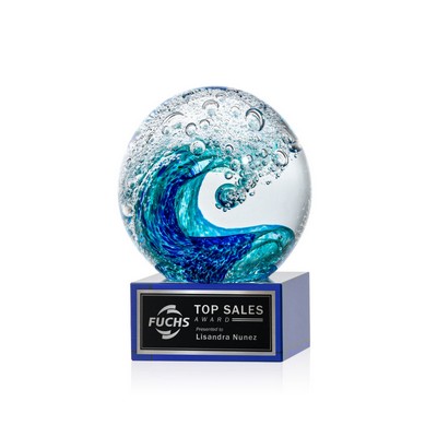 Surfside Award on Hancock Blue - 4" Diam