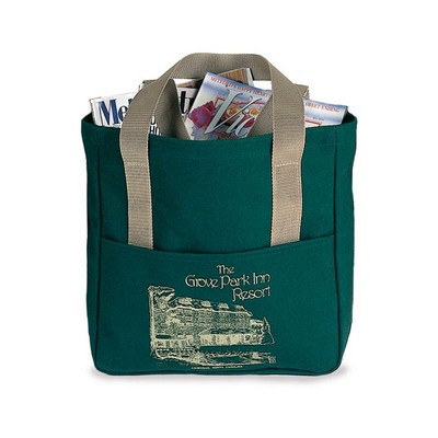 Weekend Tote Bag w/Full Length Handles (18 Oz. Natural Canvas)