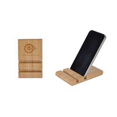 Bamboo Phone and Tablet Stand