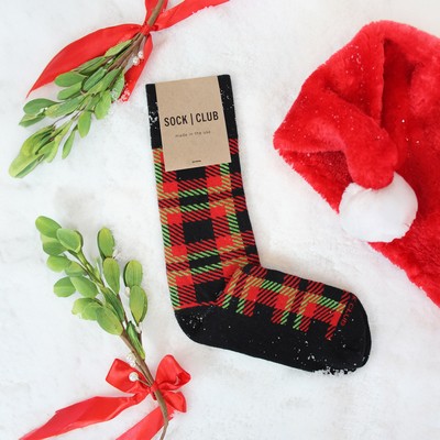 Patterned Holiday Socks - Festive Footwear for Every Celebration - American Made