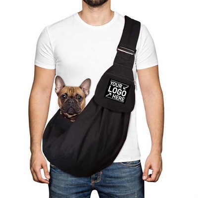 Hands-Free Pet Sling Carrier Bag for Small Pets and Travel