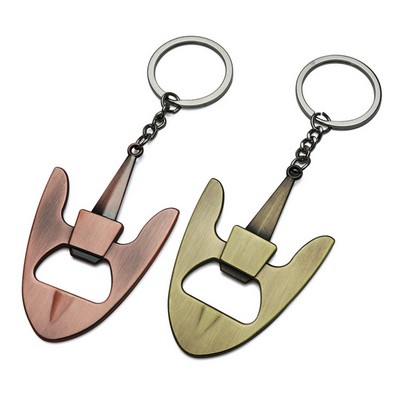 Multifactional Anchor Keychain with Bottle Opener