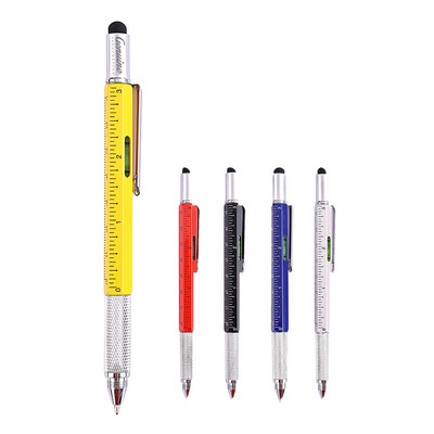 Multi Functional Screwdriver Tool Pen with Scale Ruler