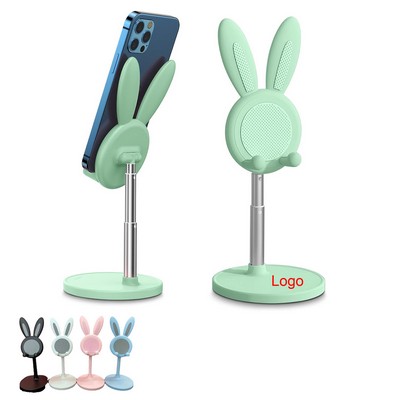 Adjustable Cute Bunny Phone Holder for Desk