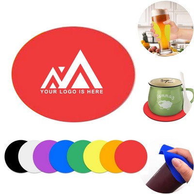 Silicone Round Jar Opener Coaster