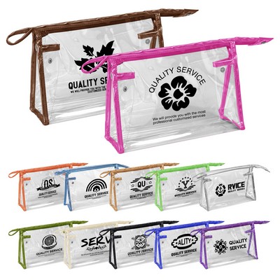 Portable Transparent PVC Cosmetic Bags