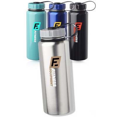 Stainless Steel Sports Bottles with Lid 34 oz