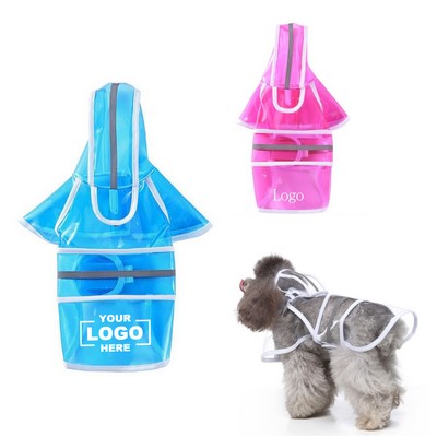 Waterproof Reflective Dog Raincoat for Small to Medium Pets