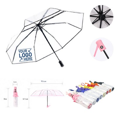 Automatic Clear Canopy Umbrella