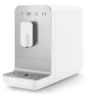 Smeg 50S Retro-Style Automatic Coffee Machine Matte White