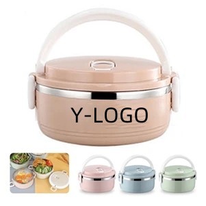 Round Stainless Steel Insulated Lunch Box