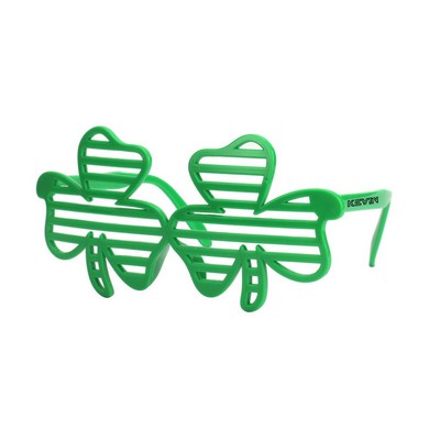 Shamrock Shutter Glasses