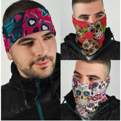 Triangle Shaped Full Sublimation Bandana - Polyester Cooling Fabric