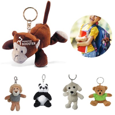 Monkey Plush Keychain Stuffed Animal Toy