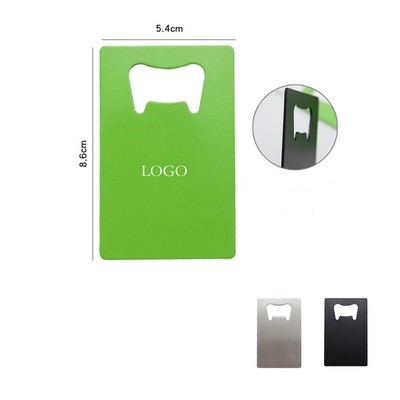 Stainless Steel Credit Card Bottle Opener