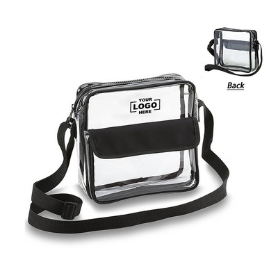 Clear Crossbody Messenger Bag