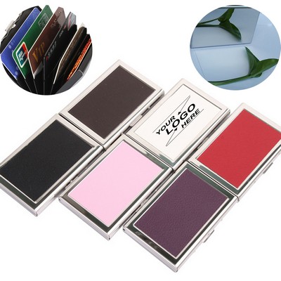 Genuine Leather RFID Blocking Credit Card Wallet